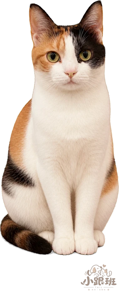 Huahua on the desktop, sitting